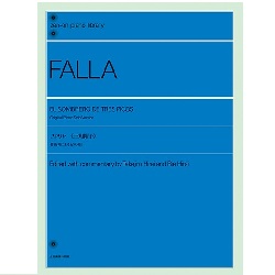 全音ピアノライブラリー　ファリャ：三角帽子 - 楽譜表紙画像