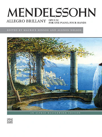 華麗なるアレグロ Op.92（アンダンテと華麗なアレグロ）（ピアノ連弾）（1台4手）／Allegro Brillant Op. 92 (1P4H) - 楽譜表紙画像